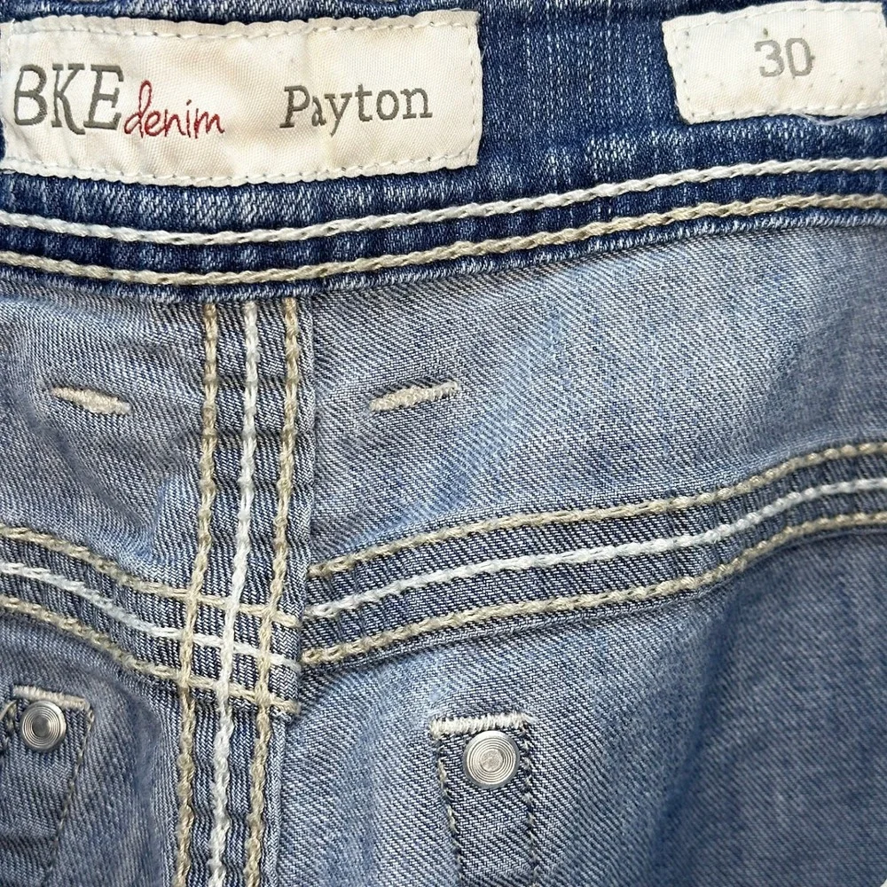 BKE DENIM Women's Payton Mid-rise Boot Cut Jeans • 30‎ • blue